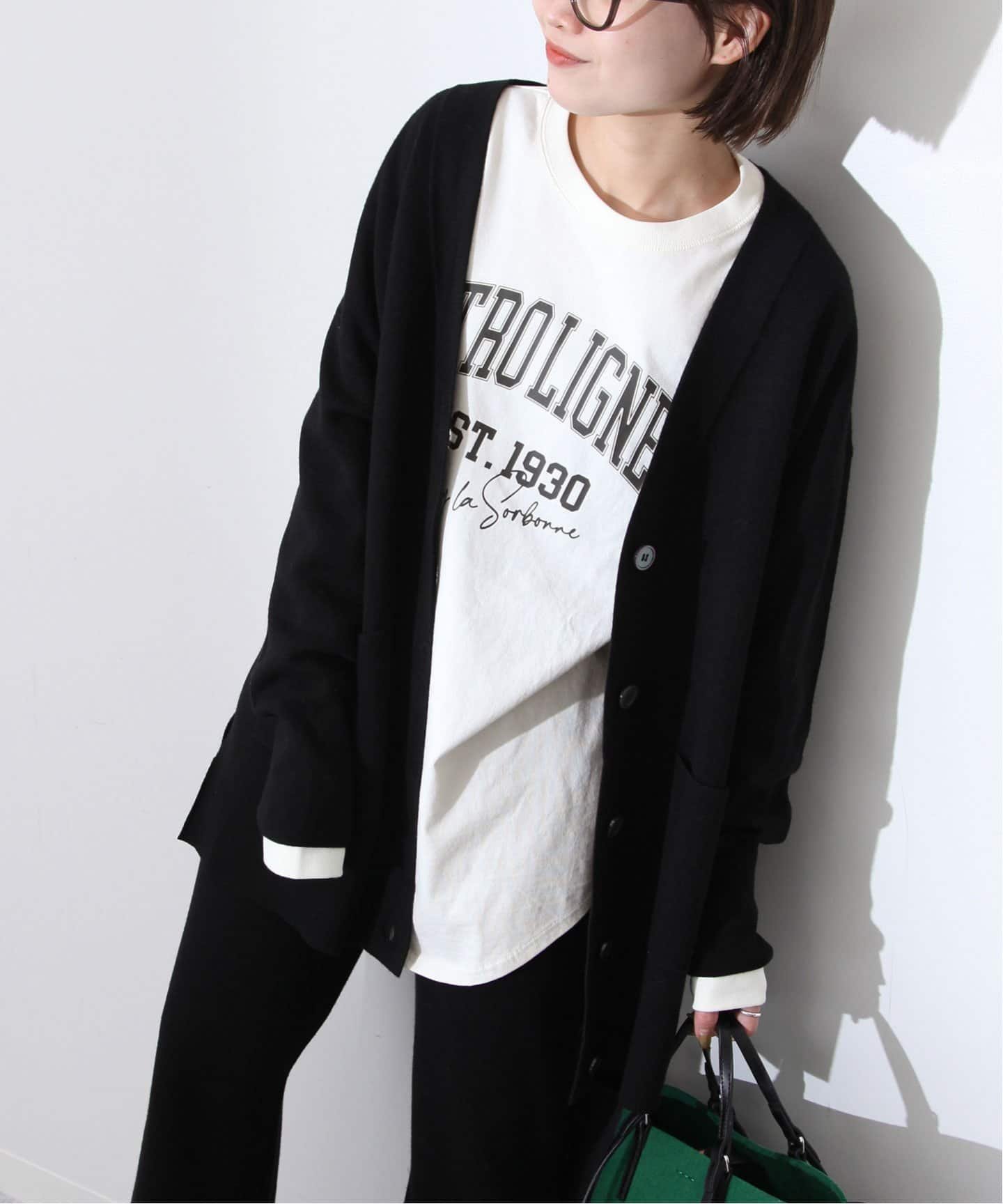 【SALE／20%OFF】SLOBE IENA カジュアルロゴロンTee スローブ イエナ トップス カットソー・Tシャツ ホワイト ベージュ ネイビー【送料無料】のサムネイル