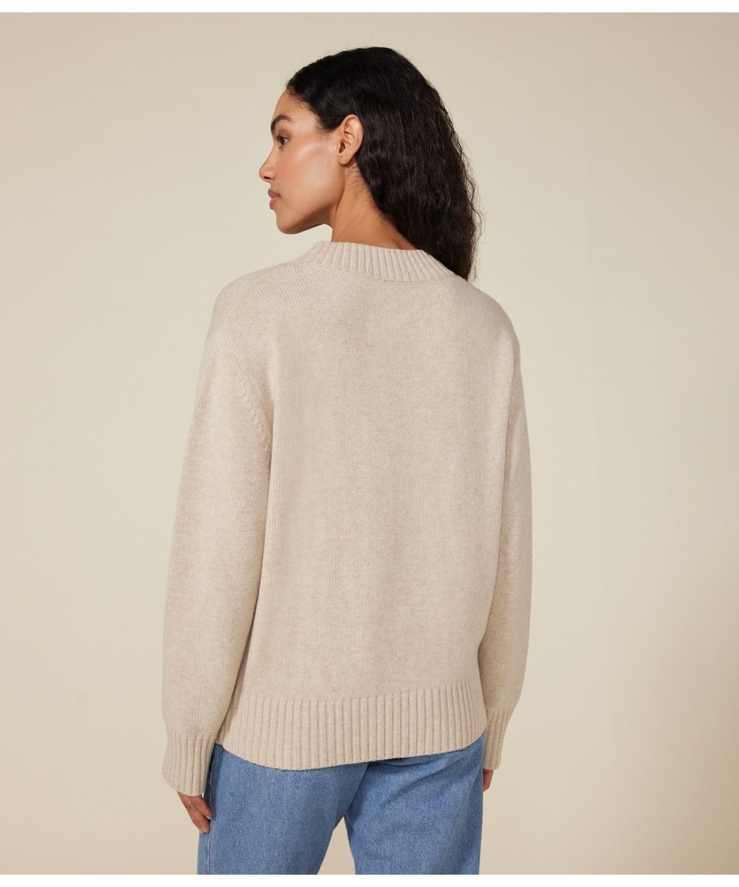 【SALE／10%OFF】PETIT BATEAU ウール&コットンニットプルオーバー プチバトー トップス ニット ホワイト【送料無料】