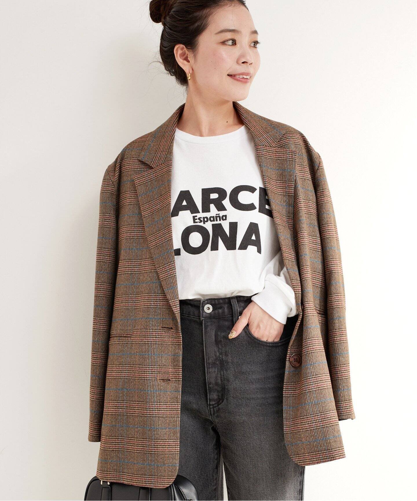 B.C STOCK TRICOMER/トリコメル 別注 ロンTEE ベーセーストック トップス カットソー・Tシャツ ホワイト ブラック【送料無料】のサムネイル