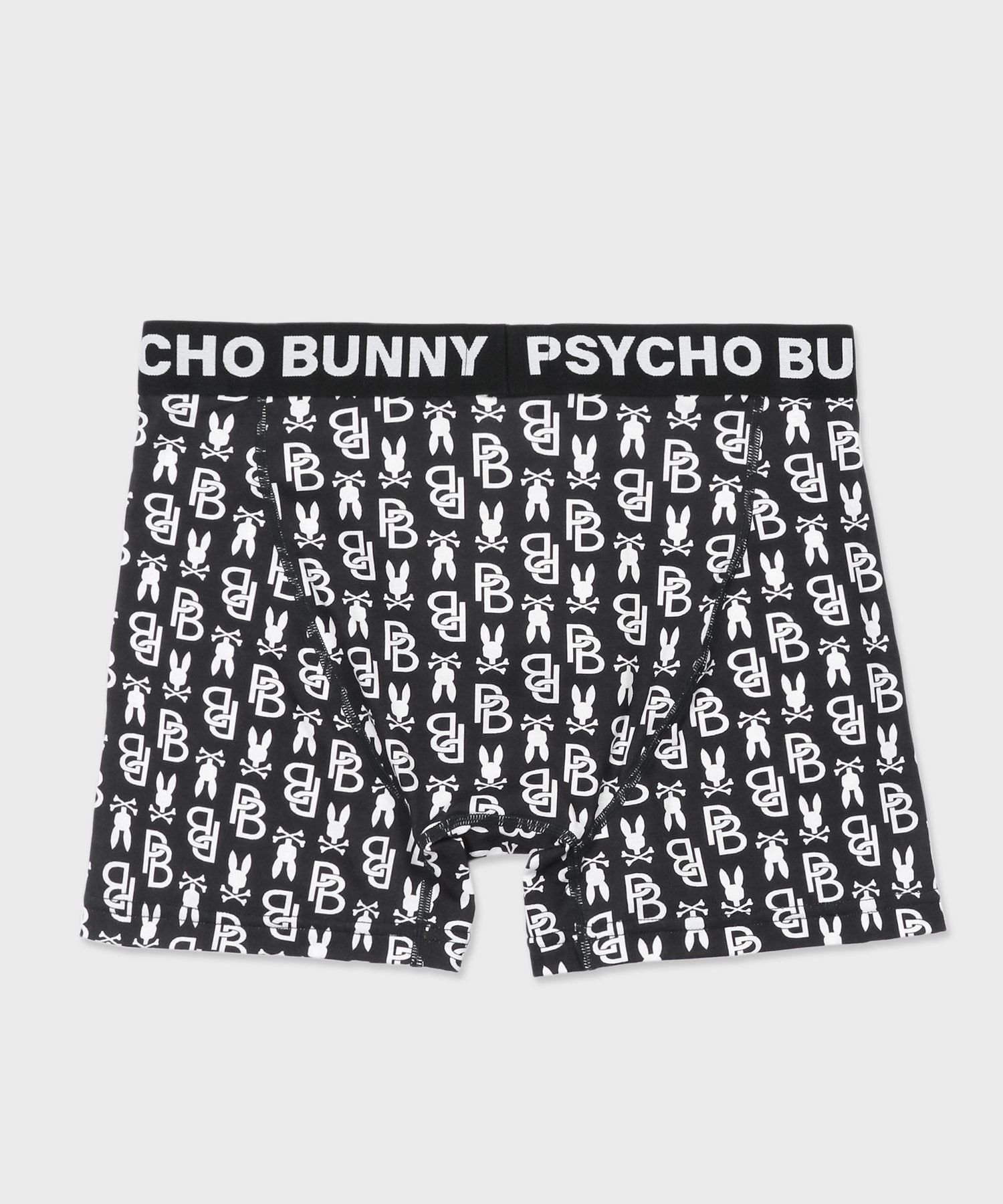 Psycho Bunny ロゴパターン アンダーウェア サイコバニー ファッション雑貨 その他のファッション雑貨 ブラック【送料無料】