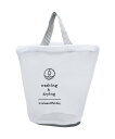 BACKYARD FAMILY ランドリーネット バッグ LL ローラ インテリア・生活雑貨 ランドリー・洗濯用品 グレー ブルー