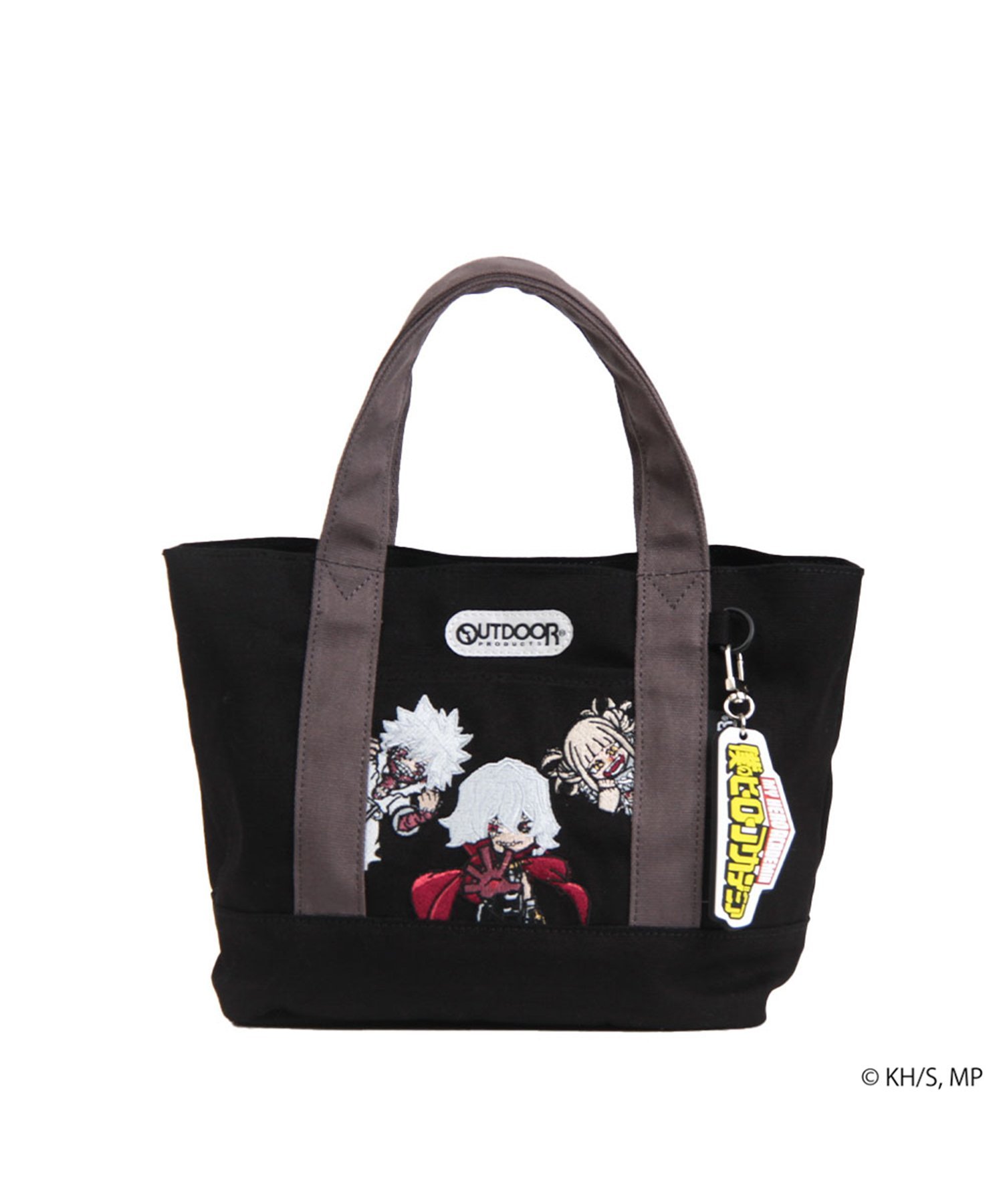 OUTDOOR PRODUCTS 僕のヒーローアカデミア*OUTDOOR PRODUCTSミニトート 死柄木弔・荼毘・トガヒミコ ロワード バッグ トートバッグ ブラック【送料無料】