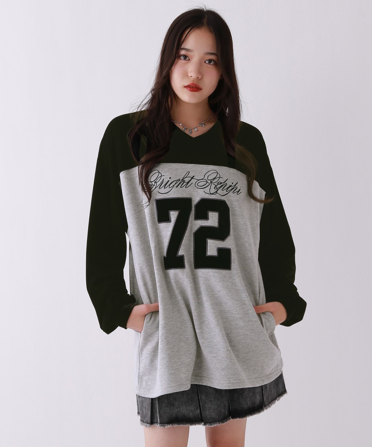 repipi armario ベロアフットボールワンピース レピピアルマリオ ワンピース・ドレス チュニック ブラ..