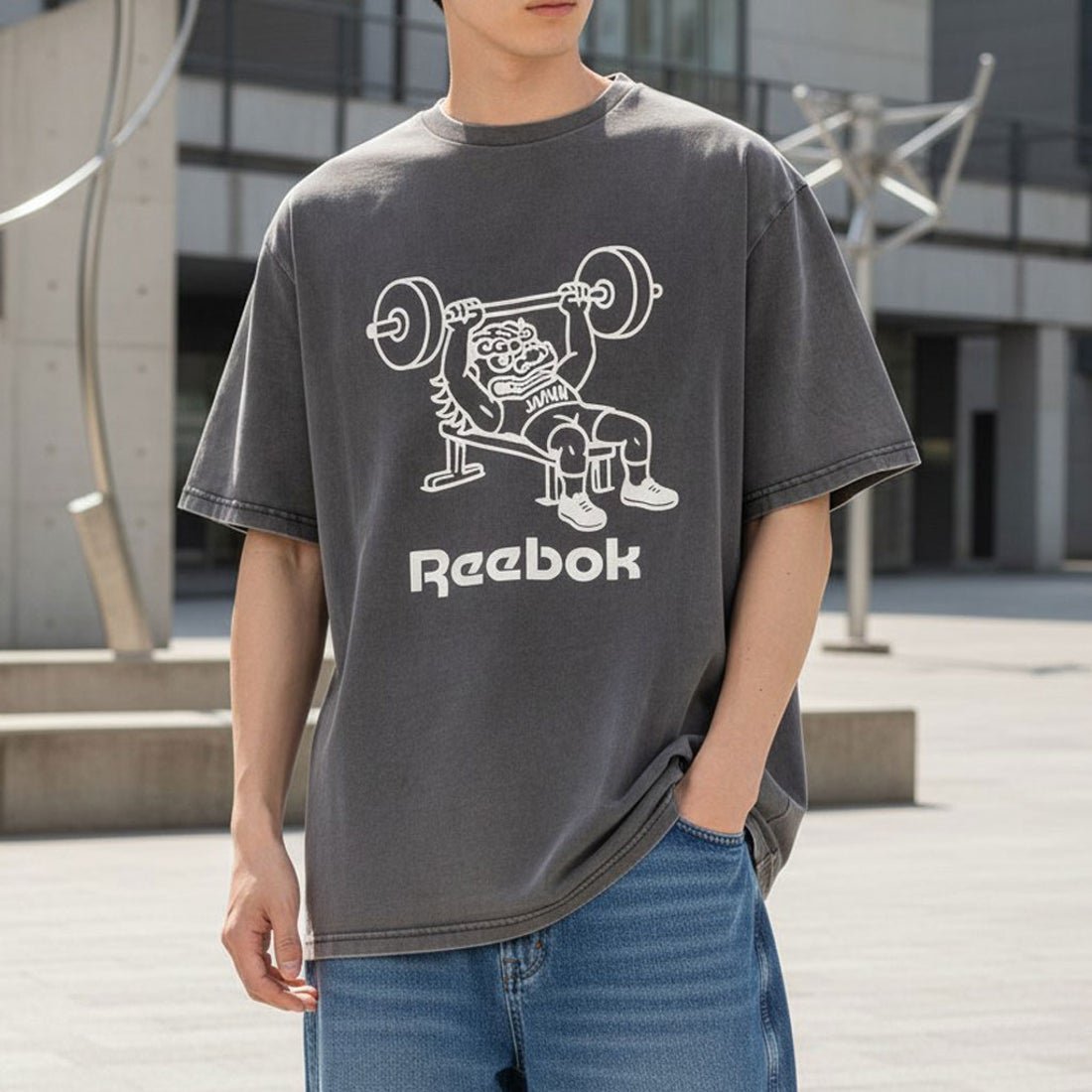 Reebok SHISHIMAI ヴィンテージ Tシャツ【日本限定モデル】 リーボック トップス カットソー・Tシャツ グリーン グレー ネイビー ブラック【送料無料】