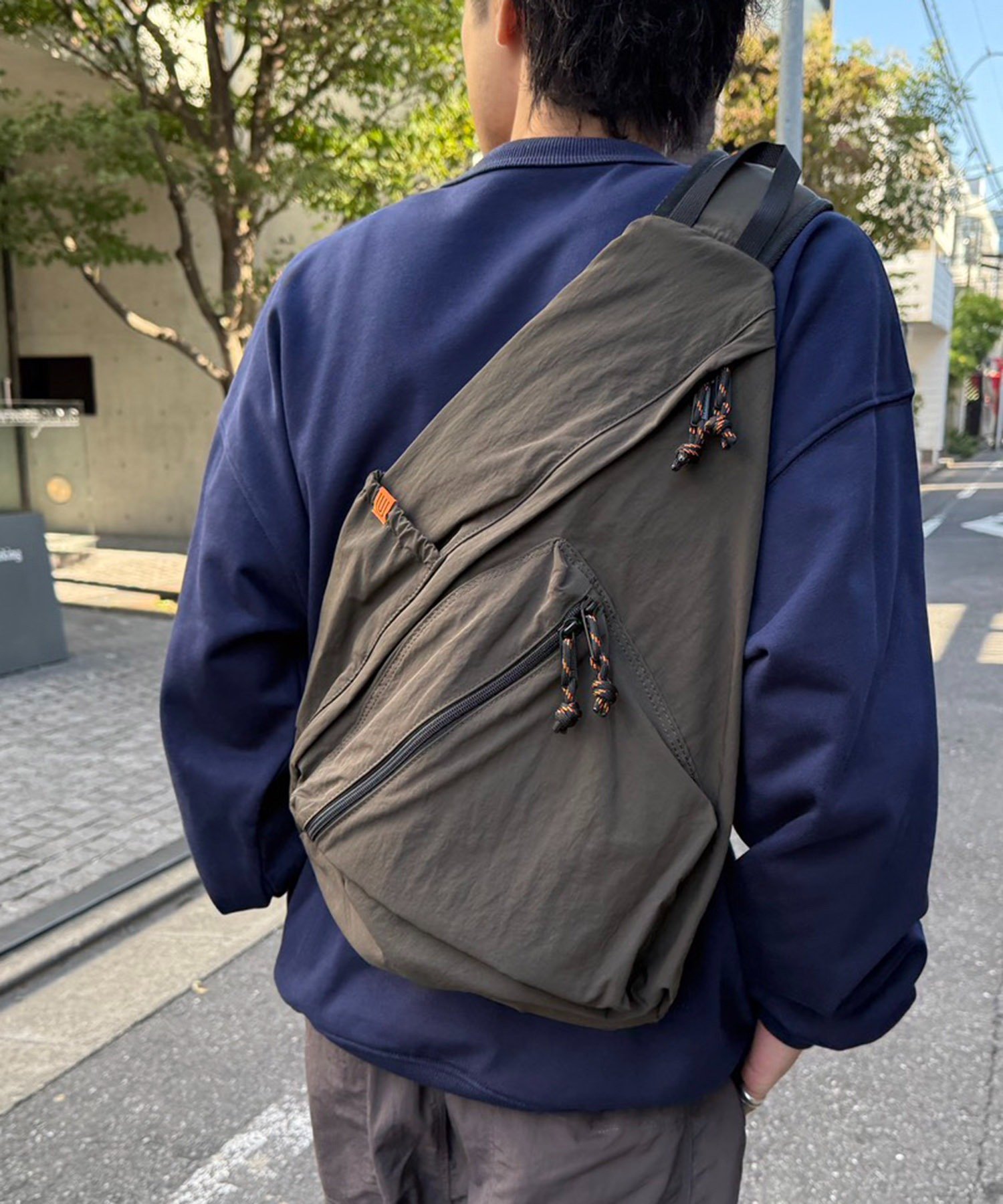 UNIVERSAL OVERALL UNIVERSAL OVERALL/別注ワンショルダーバッグ セットアップセブン バッグ ショルダーバッグ ブラック