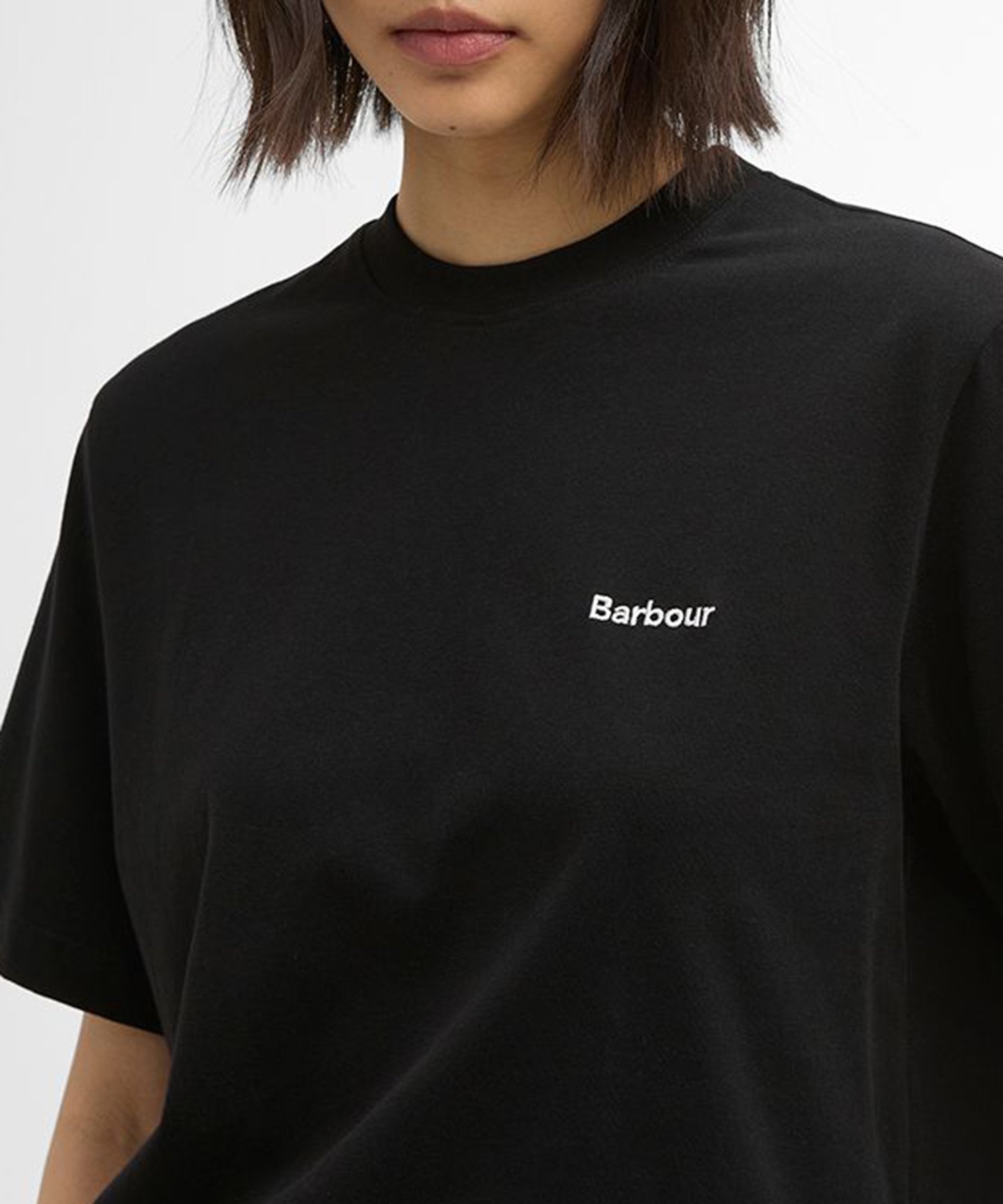 【SALE／2%OFF】Barbour Barbour/marjorie t-shirt ITK セットアップセブン トップス カットソー・Tシャツ ホワイト ブラック グレー【送料無料】