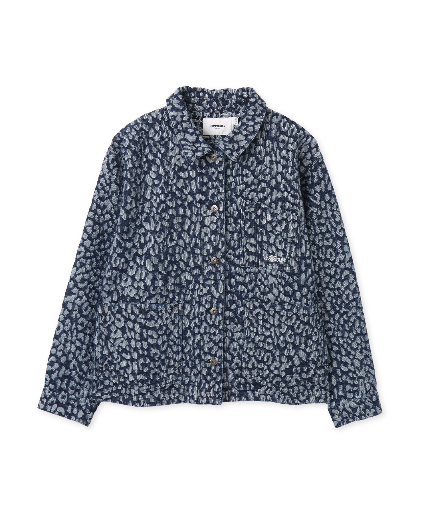 atmos atmos Leopard Pattern Coverall BLUE アトモス ジャケット・アウター その他のジャケット・アウター ブルー