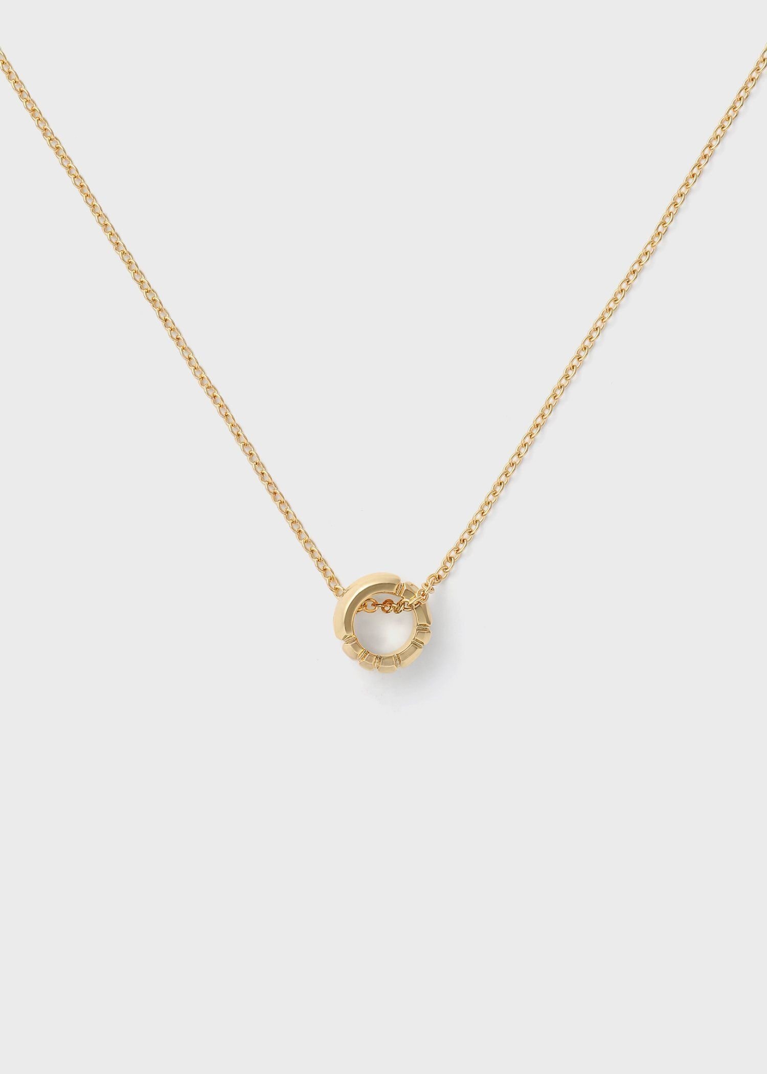 Paul Smith ウィメンズ スクエアカッティング ネックレス ポール・スミス アクセサリー・腕時計 ネックレス ゴールド【送料無料】