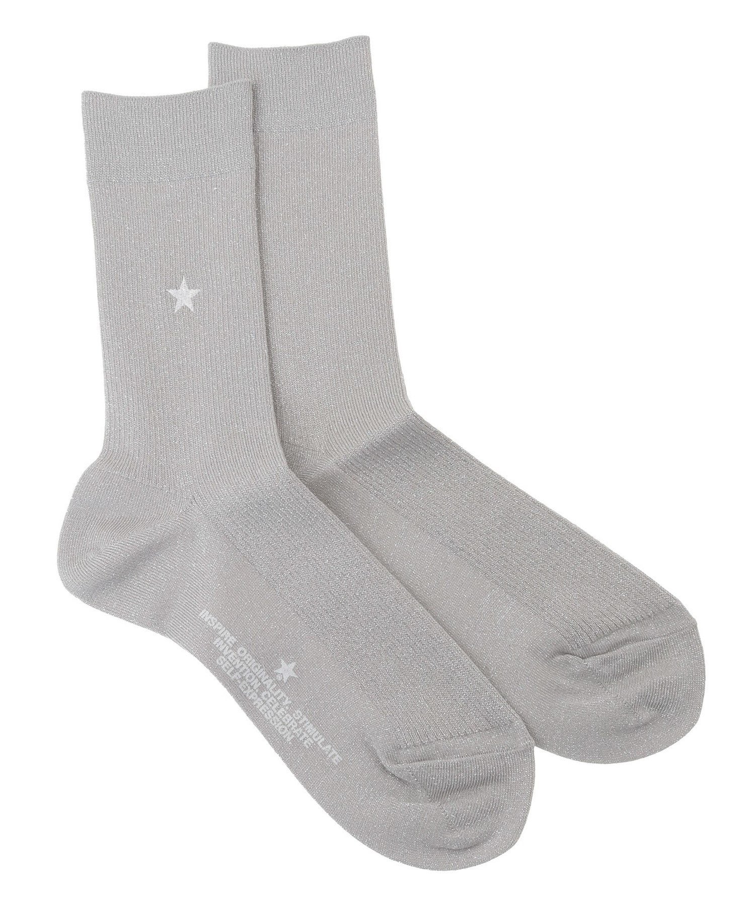 CONVERSE TOKYO STAR★ GLITTER RIB SOX コンバーストウキョウ 靴下・レッグウェア 靴下 ブラック ピンク ブルー パープル