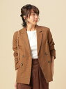 【SALE/50%OFF】DOUX ARCHIVES ’ビックシルエットダブルジャケット’ ドゥアルシーヴ コート/ジャケット コート/ジャケットその他 ブラウン ネイビー【送料無料】