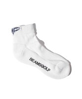 BEAMS GOLF <MEN>BEAMS GOLF / 刺繍 クォーターソックス ビームス ゴルフ 靴下・レッグウェア 靴下 ホワイト ベージュ ブラック ネイビー