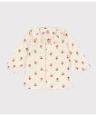 【SALE/30%OFF】PETIT BATEAU ダブルガーゼ長袖ブラウス プチバトー トップス シャツ・ブラウス ホワイト【送料無料】