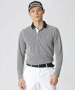 【SALE/33%OFF】Paul Stuart 【GOLF】カミフパケ柄プリント長袖ポロシャツ ポール・スチュアート トップス ポロシャツ ベージュ ホワイト...