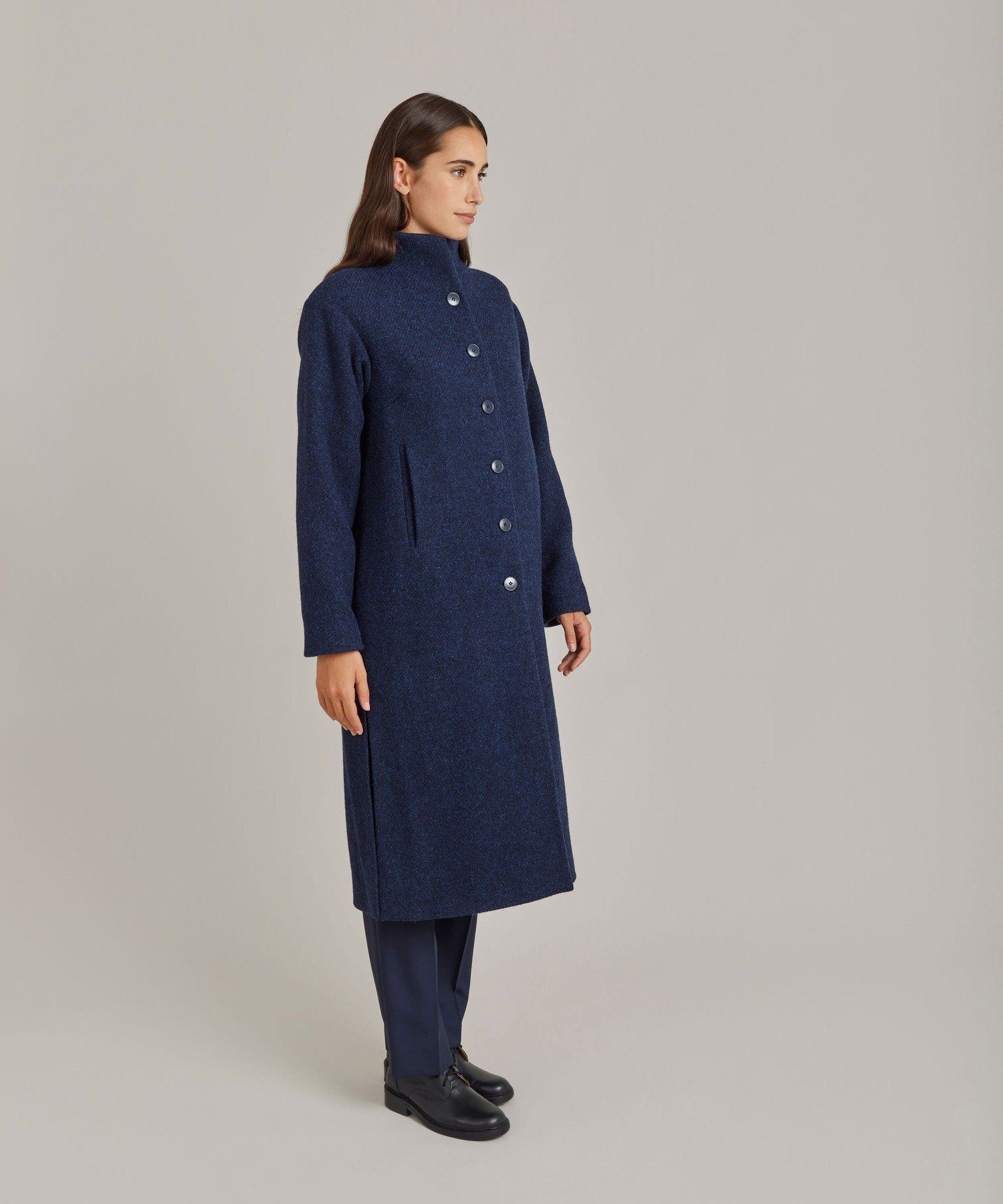【Outlet】TM58 MANTEAU コート アニエスベー ジャケット・アウター その他のジャケット・アウター ネイビー