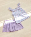 ROPE' PICNIC KIDS 【KIDS/キッズ】小花柄セパレートスイムウエア ロペピクニック 水着・スイムグッズ その他の水着・スイムグッズ【送料無料】