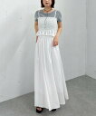 【SALE/30%OFF】archives マルチwayビスチェ付きボリュームスカート アルシーヴ スカート ロング・マキシスカート ホワイト ブラック ベージュ【送料無料】