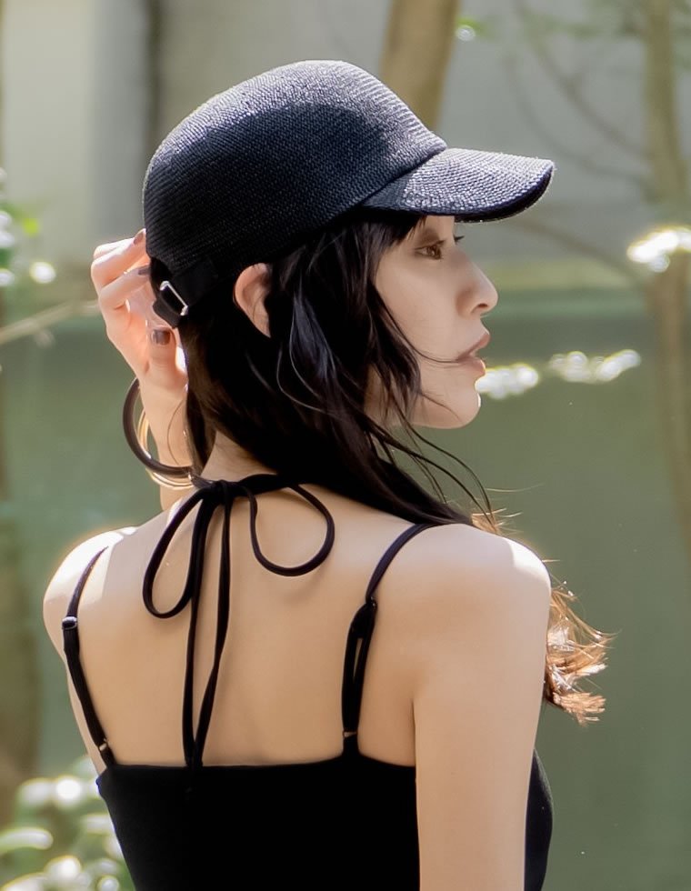 Re:EDIT ペーパーキャップ リエディ 帽子 キャップ ベージュ ブラック【送料無料】 stylife-15088075 Rakuten Fashion サンプル画像3