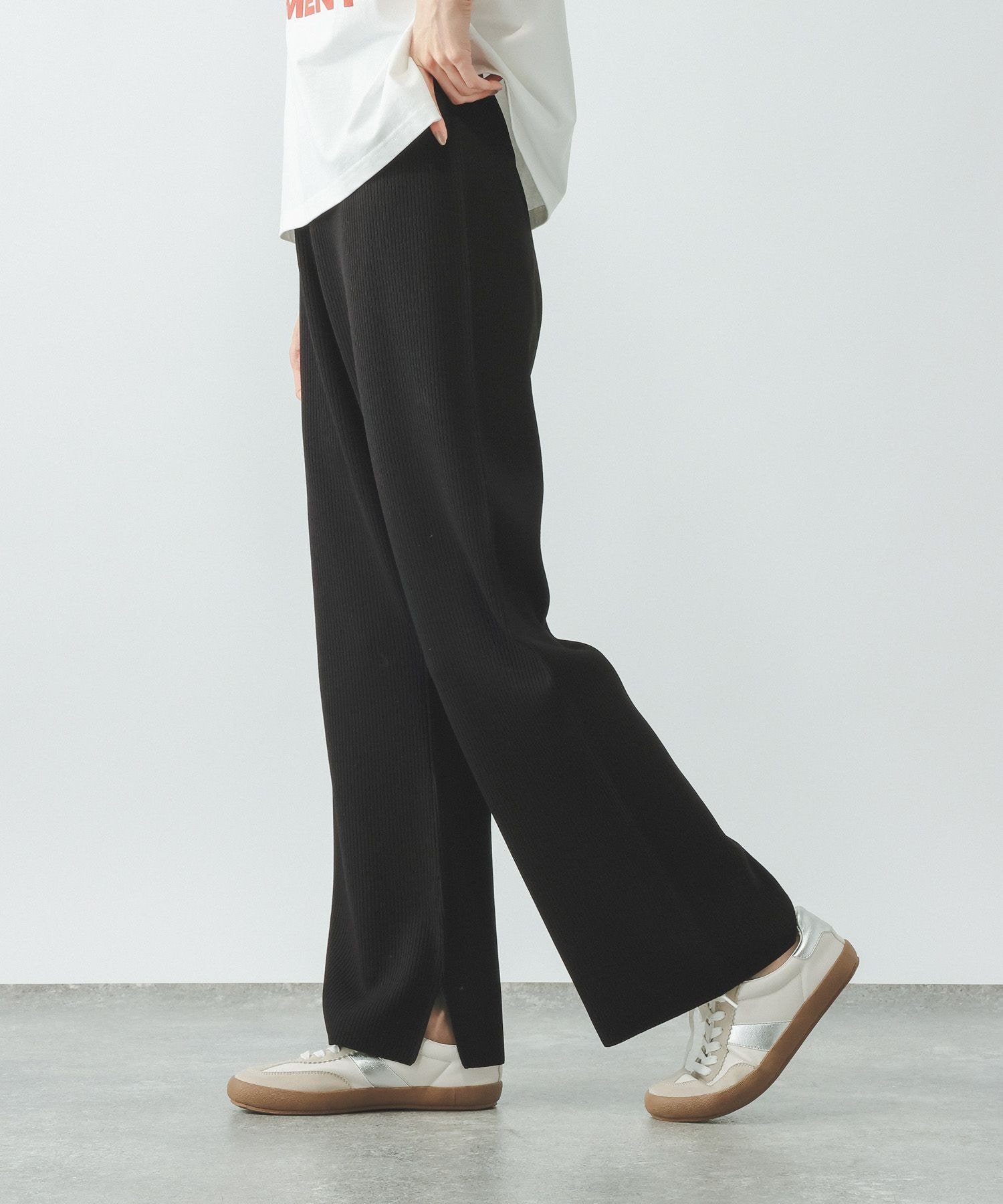 【SALE／40%OFF】GLOBAL WORK アンチピリングニットパンツ/656728 グローバルワーク パンツ その他のパンツ ブラウン ホワイト ブラック stylife-15624165 Rakuten Fashion サンプル画像2