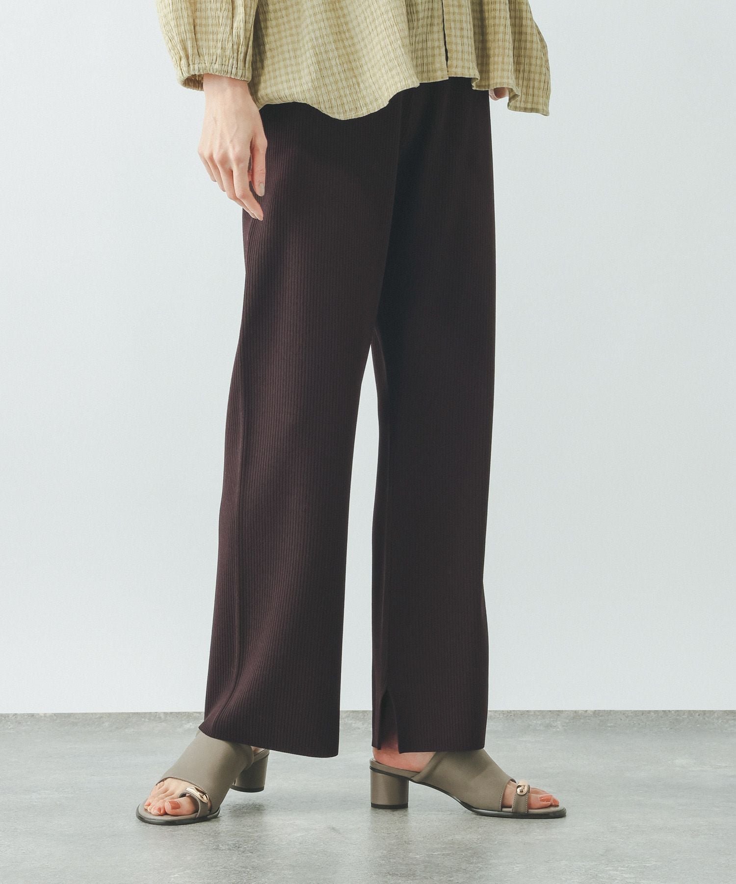 【SALE／40%OFF】GLOBAL WORK アンチピリングニットパンツ/656728 グローバルワーク パンツ その他のパンツ ブラウン ホワイト ブラック stylife-15624165 Rakuten Fashion サンプル画像3
