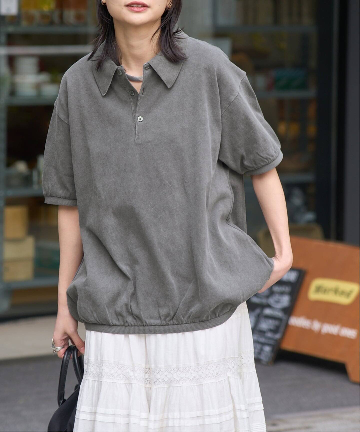 JOURNAL STANDARD 《追加2》【STAR&STRIPE/スターアンドストライプ】オーバーFIT ポロ SHIRTS ジャーナル スタンダード トップス カットソー・Tシャツ ベージュ ブラウン グレー ブラック