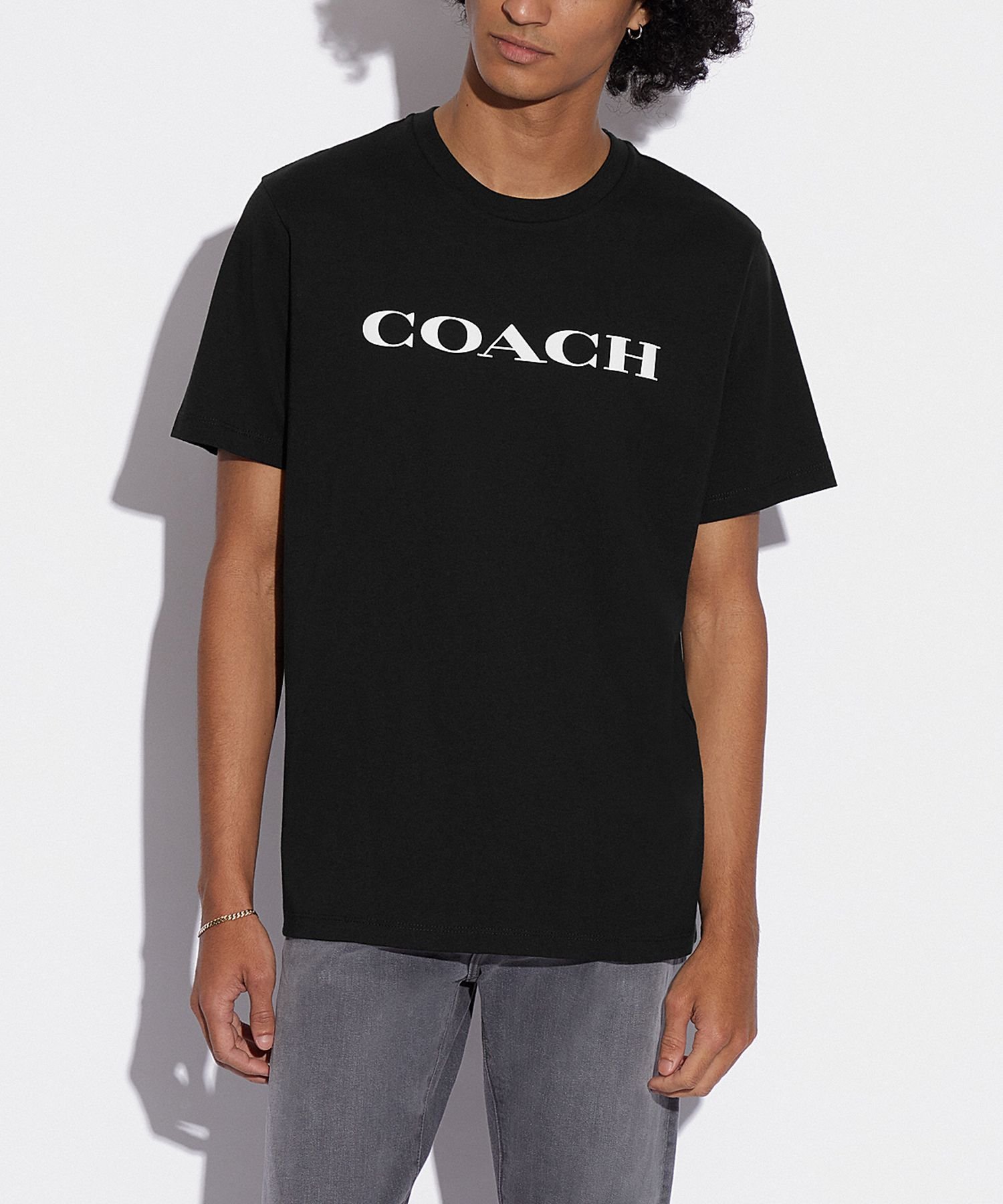 【SALE／70%OFF】COACH OUTLET エッセンシャル Tシャツ コーチ　アウトレット トップス カットソー・Tシャツ ブラック【送料無料】