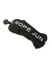 JUN&ROPE' 【ユニセックス】ロゴテープユーティリティ用ヘッドカバー ジュンアンドロペ スポーツ・アウトドア用品 ゴルフグッズ ブラック ホワイト カーキ【送料無料】