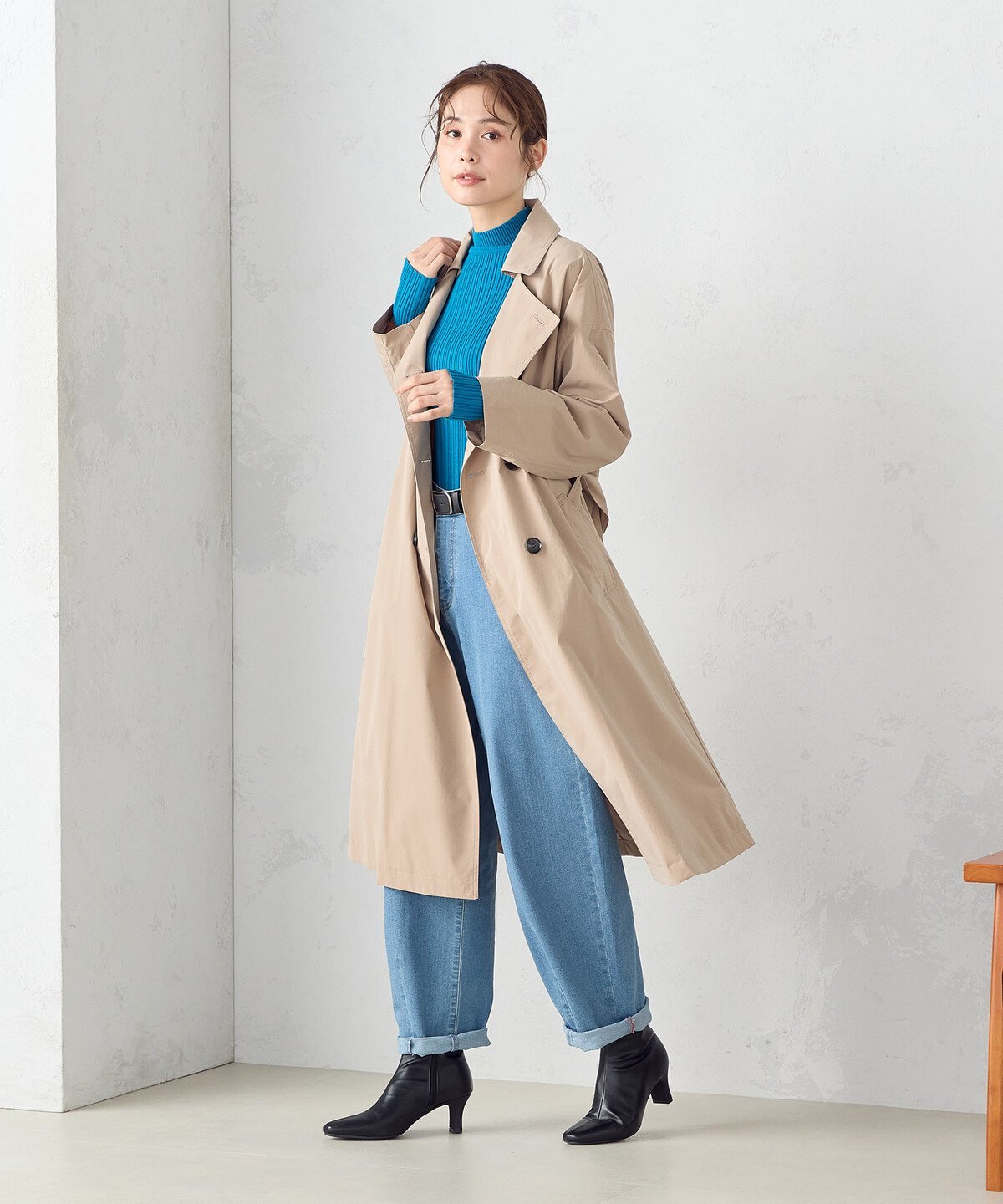 【SALE／70%OFF】COMME CA MODELS デニム カービーパンツ コムサイズム パンツ ジーンズ・デニムパンツ ブルー