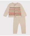 【SALE/20%OFF】PETIT BATEAU ジャカードニット2点セット プチバトー トップス ニット【送料無料】