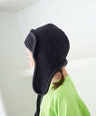 【SALE/20%OFF】LOWRYS FARM ニットイヤーCAP ローリーズファーム 帽子 ニット帽・ビーニー ホワイト レッド ネイビー