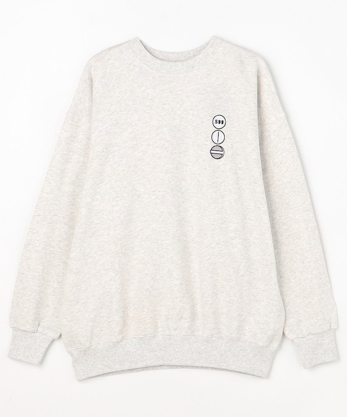 【SALE／65%OFF】FREAK'S STORE 轉生到人間 SWEAT 24AW フリークスストア トップス スウェット・トレーナー グレー ホワイト ブラック