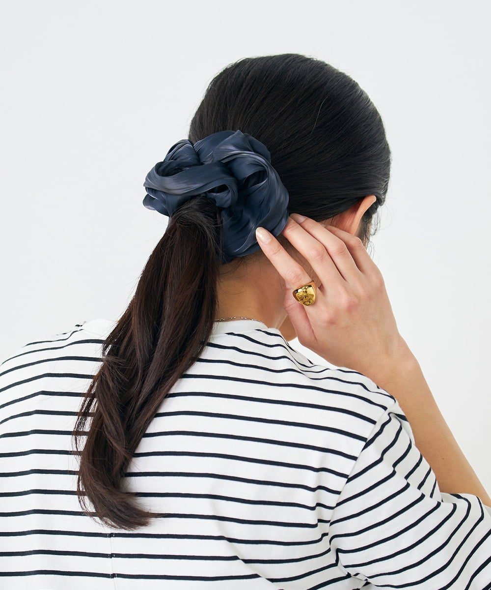 【SALE／20%OFF】a.v.v サテンシュシュ アー・ヴェ・ヴェ ヘアアクセサリー その他のヘアアクセサリー ベージュ ネイビー