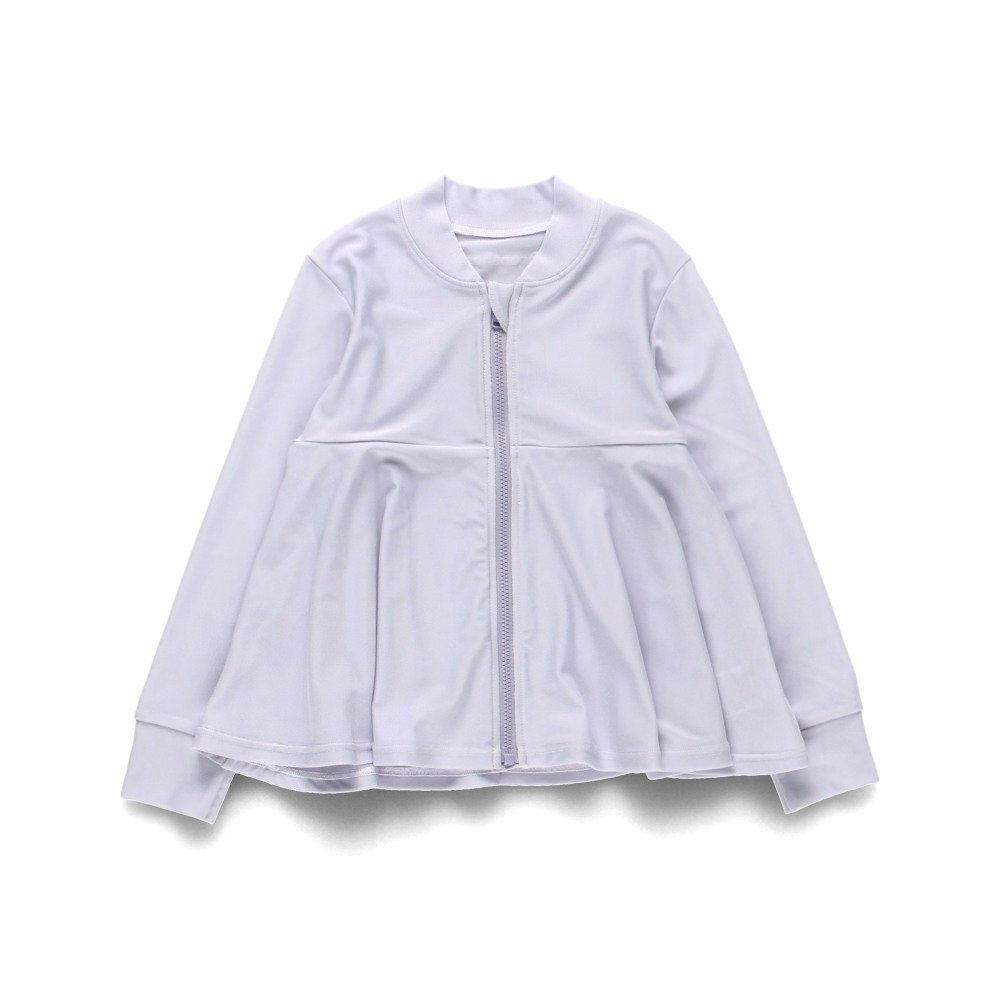 【SALE／20%OFF】branshes 【水着】長袖ラッシュガード ブランシェス 水着・スイムグッズ 水着 ホワイト パープル