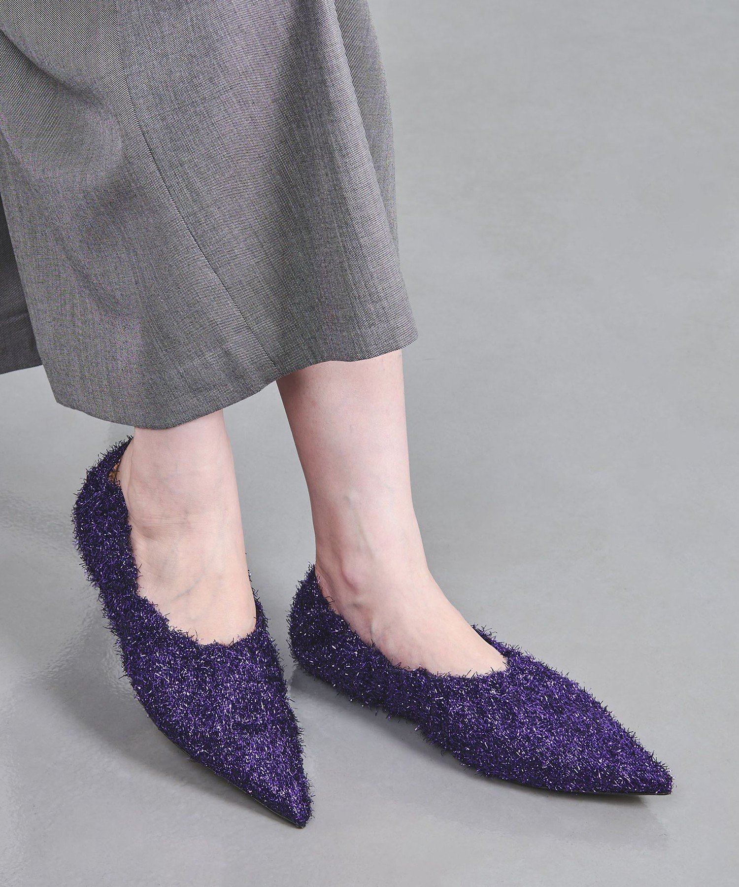 【SALE／70%OFF】UNITED ARROWS 【別注】＜PIPPICHIC＞REMY SPARK フラットシューズ ユナイテッドアローズ アウトレット シューズ・靴 その他のシューズ・靴 パープル【送料無料】