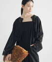 URBAN RESEARCH カットワークレース刺繍ブラウス アーバンリサーチ トップス シャツ・ブラウス ブラック ホワイト【送料無料】