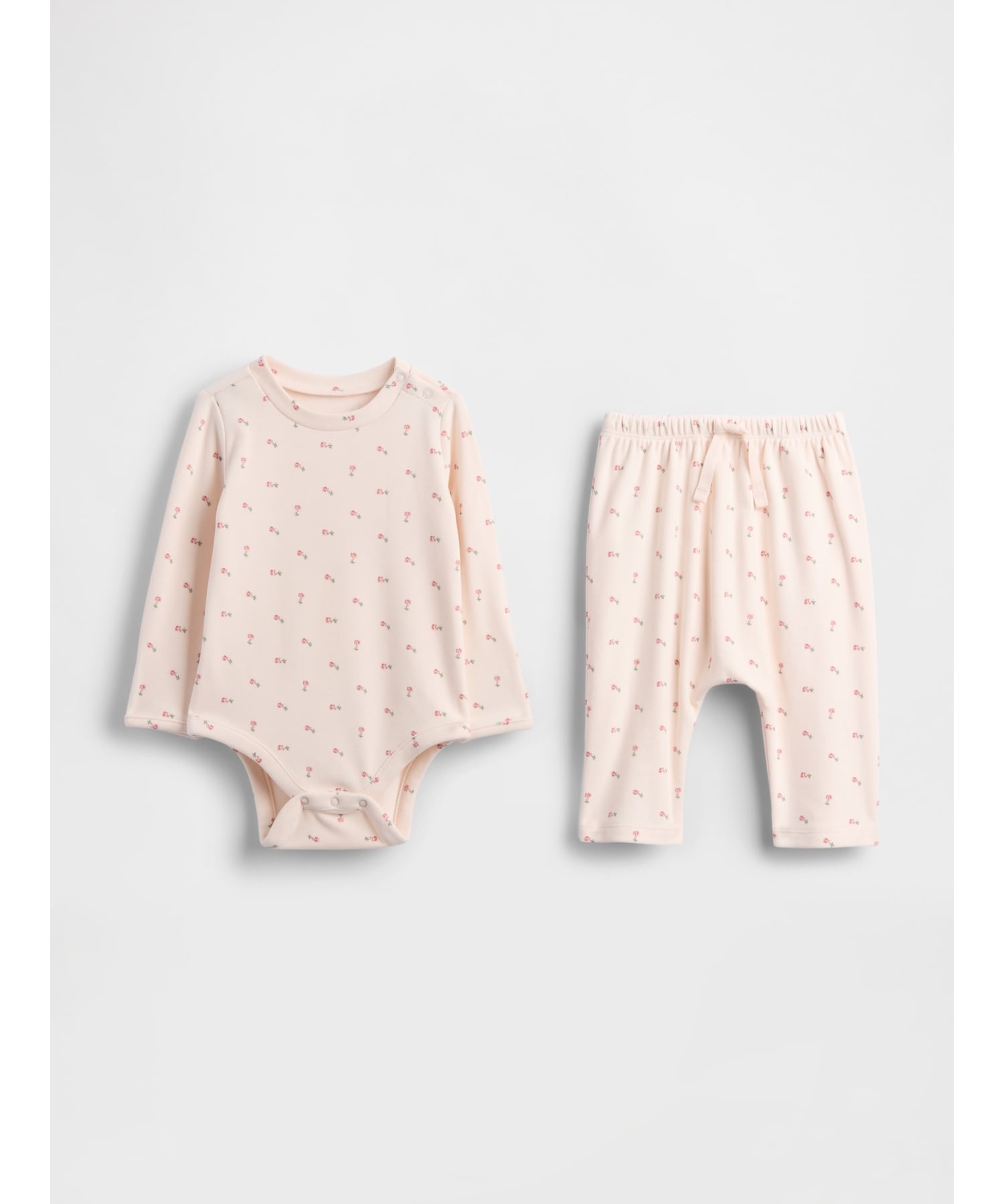 GAP (K)ソフトスパン ボディスーツ コーデセット (ベビー) ギャップ マタニティウェア・ベビー用品 ロ..