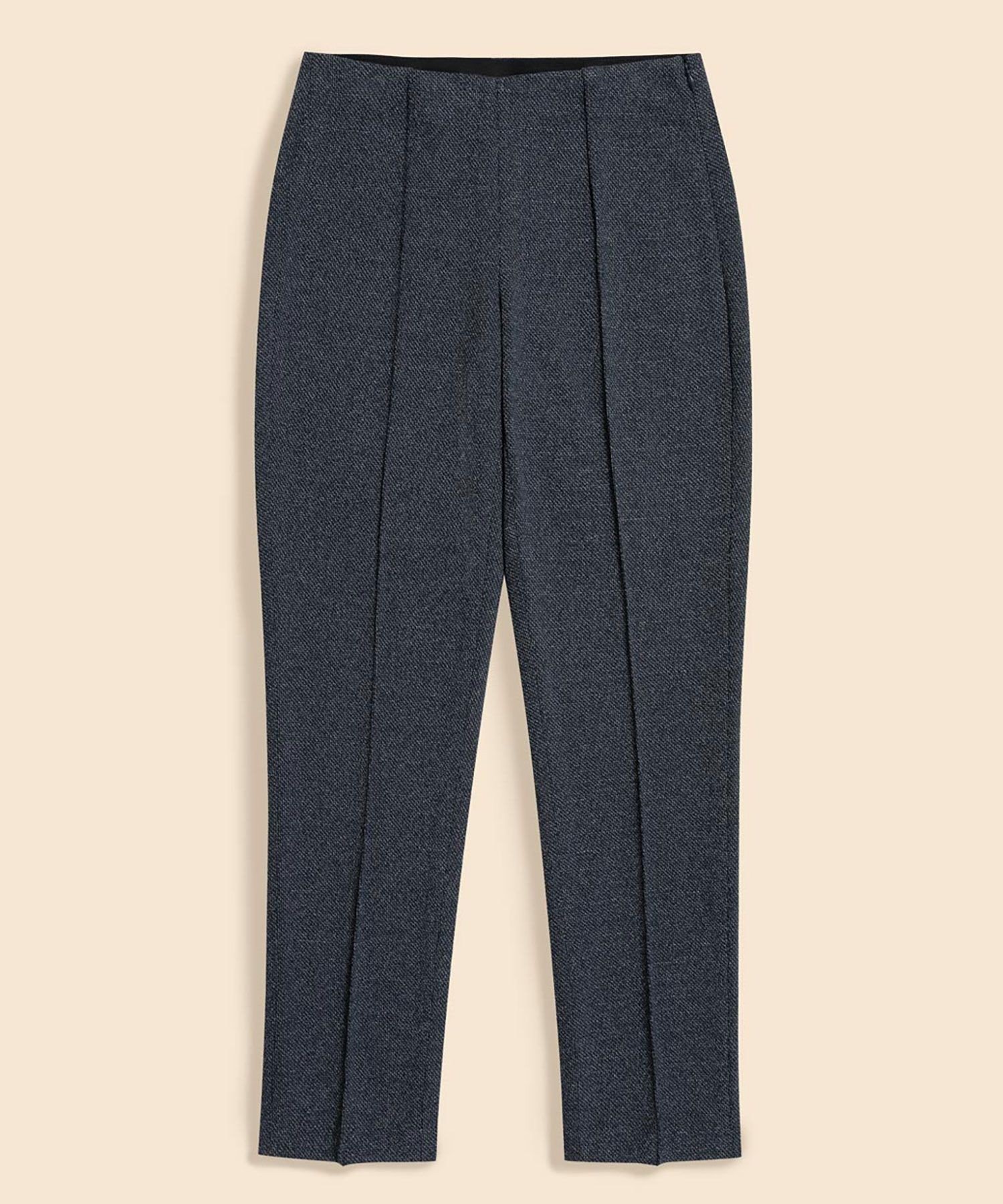 【SALE／45%OFF】BROOKS BROTHERS ポリエステル/コットン サイドジップ クロップドパンツ ブルックス ブラザーズ パンツ スラックス・ドレスパンツ ネイビー【送料無料】