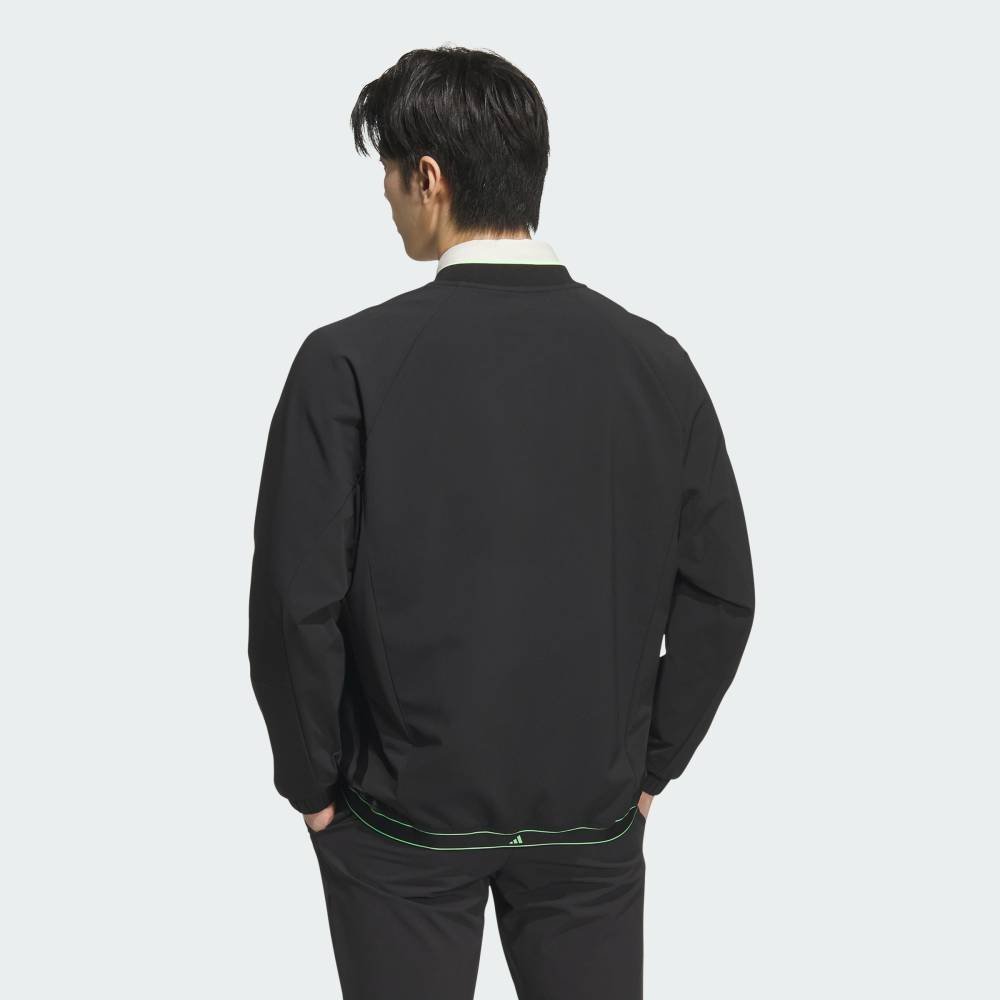 【SALE／30%OFF】adidas 【公式】アディダス adidas 【ゴルフ】防風フルジップジャケット アディダス ジャケット・アウター ブルゾン・ジャンパー ブラック【送料無料】