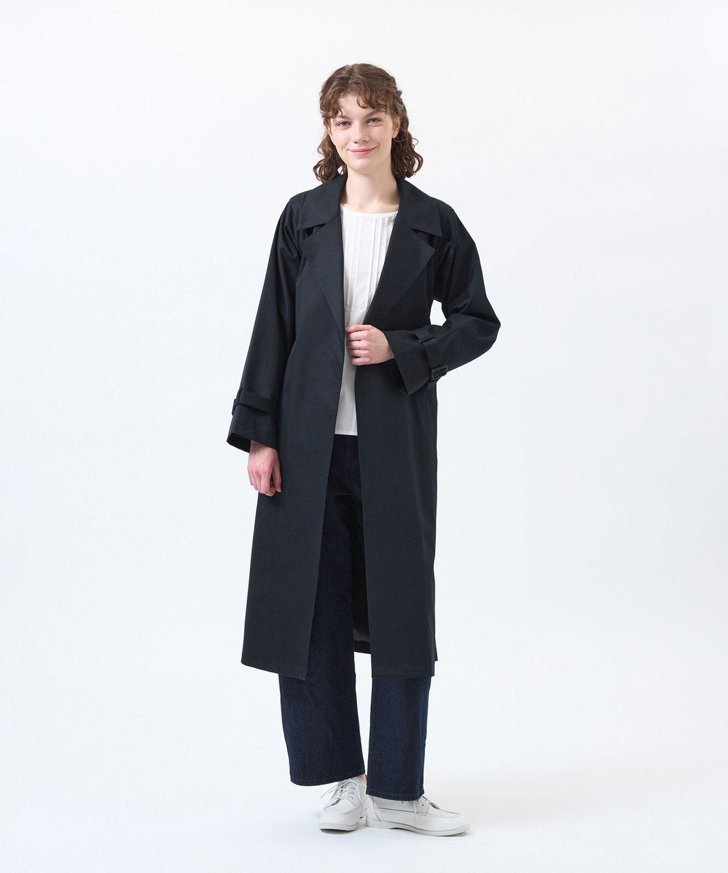 MACKINTOSH PHILOSOPHY 【WEB&一部店舗限定】【AIRDRIE(エイドリー)】コットンギャバジン マッキントッシュ フィロソフィー ジャケット・アウター トレンチコート ベージュ ネイビー【送料無料】
