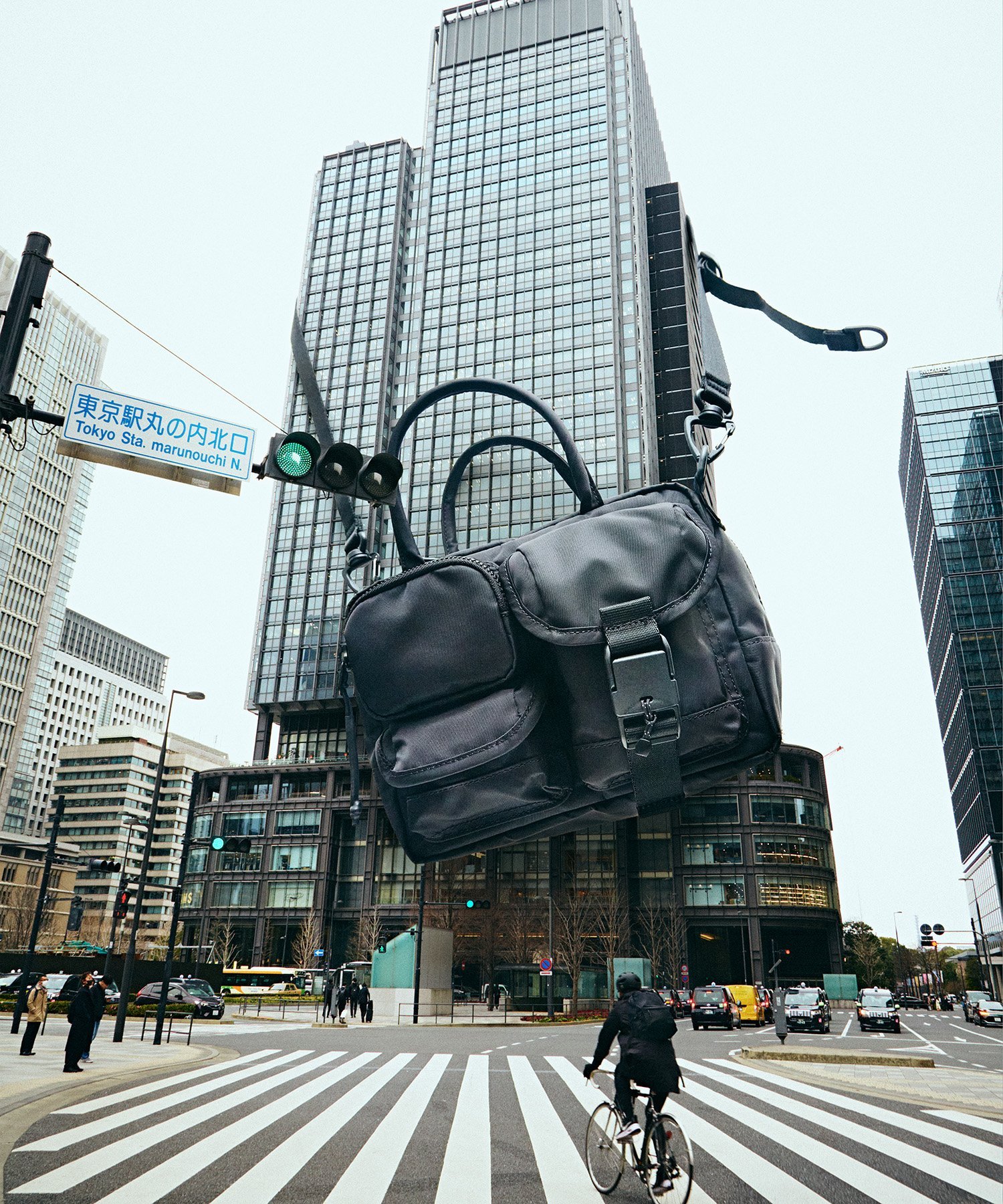 【SALE／5%OFF】BAICYCLON BAICYCLON/MULTH POCKET 2WAY BAG BCL-130 セットアップセブン バッグ ショルダーバッグ ブラック【送料無料】