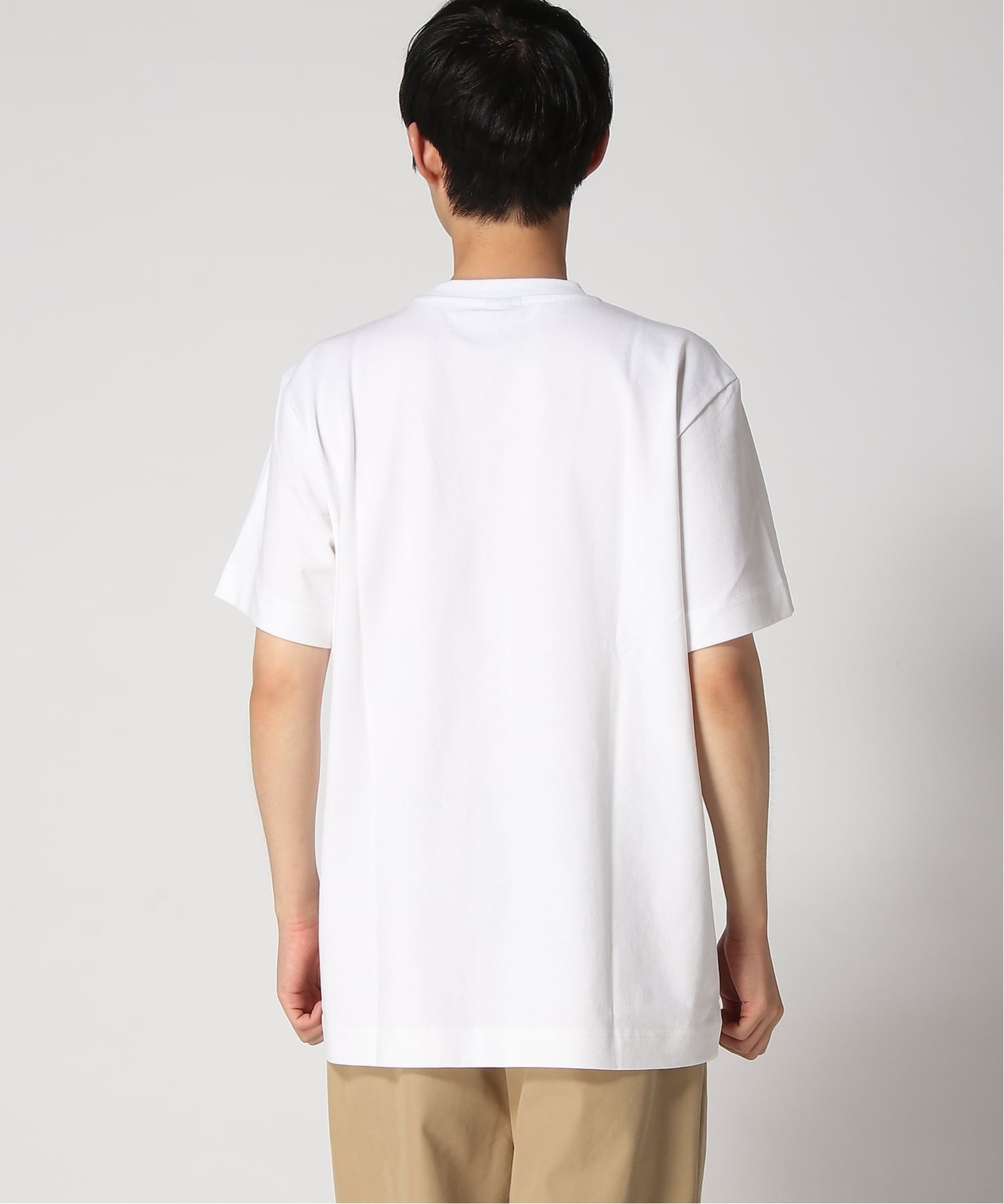 【公式ショップ】GS-01 T-Shirt/ベーシックデザインハイクオリティーワンポイントロゴレギュラーTシャツ ジースターロゥ トップス カットソー・Tシャツ ホワイト