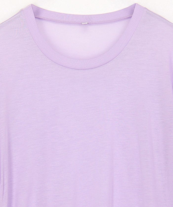 LONG SLEEVE TE【限定展開】E フリークスストア トップス カットソー・Tシャツ パープル