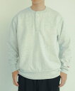 【SALE／10%OFF】URBAN RESEARCH ITEMS Healthknit Classic Sweat Henley アーバンリサーチアイテムズ トップス スウェット・トレーナー ホワイト ブルー レッド【送料無料】