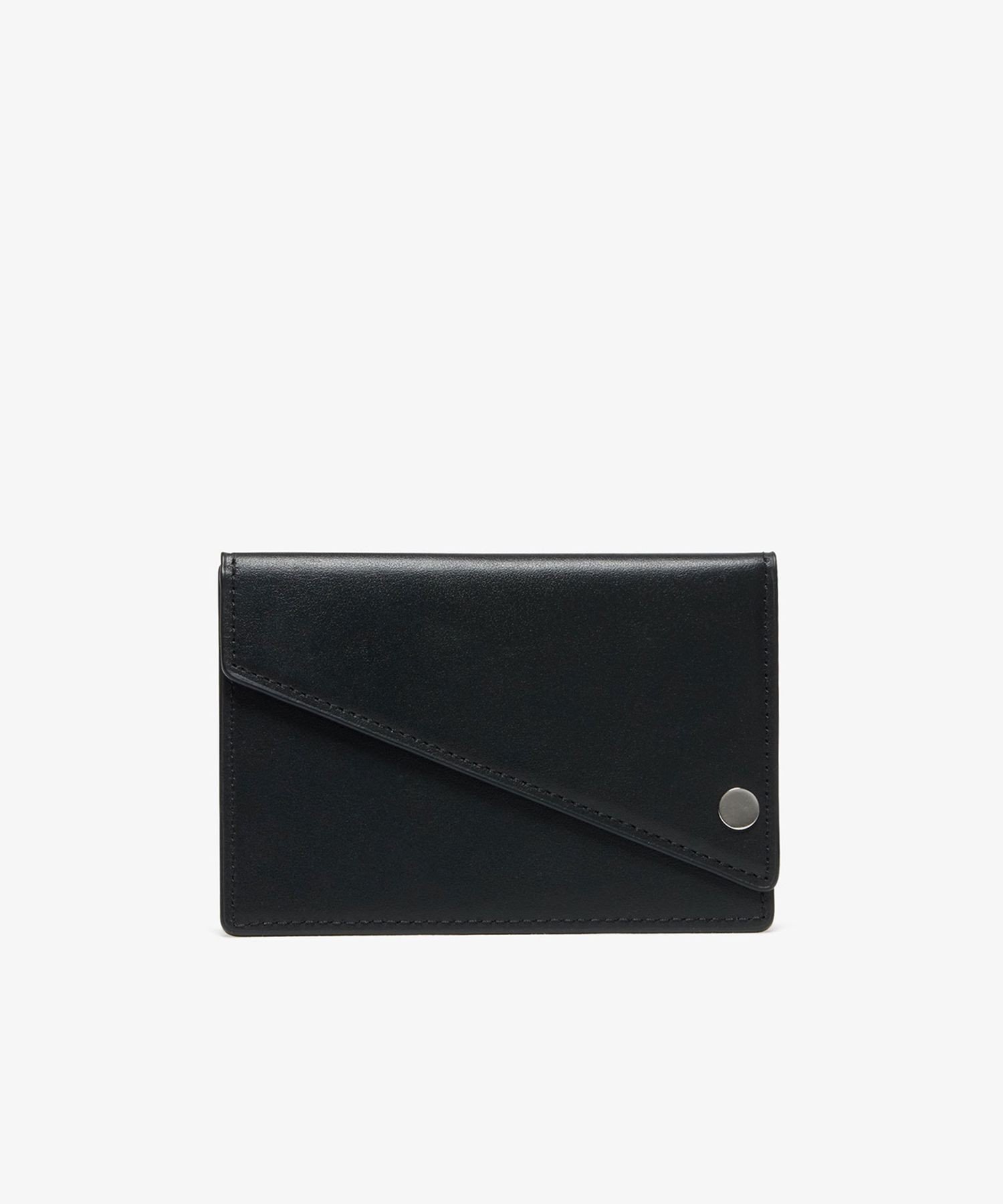 【SALE／40%OFF】LACOSTE スライドオープンレザーカードケース ラコステ 財布・ポーチ・ケース 名刺入れ・カードケース ネイビー ブラック【送料無料】