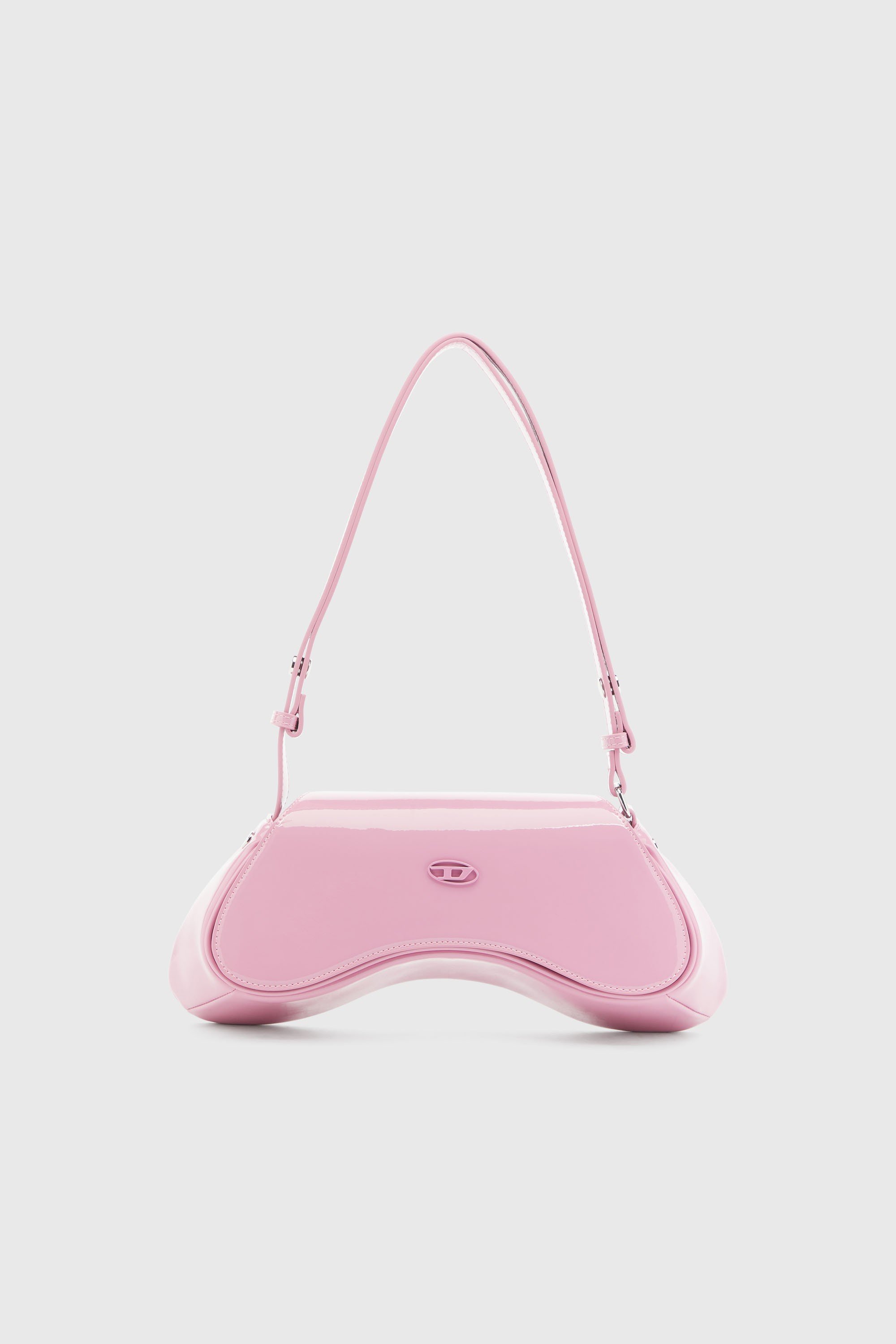 ウィメンズ クロスボディバッグ PLAY CROSSBODY ディーゼル バッグ ショルダーバッグ ピンク ブラック