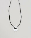 JOURNAL STANDARD 【PHILIPPE AUDIBERT】SIMA CORD NECKLACE ジャーナル スタンダード アクセサリー・腕時計 ネックレス シルバー【送料無料】