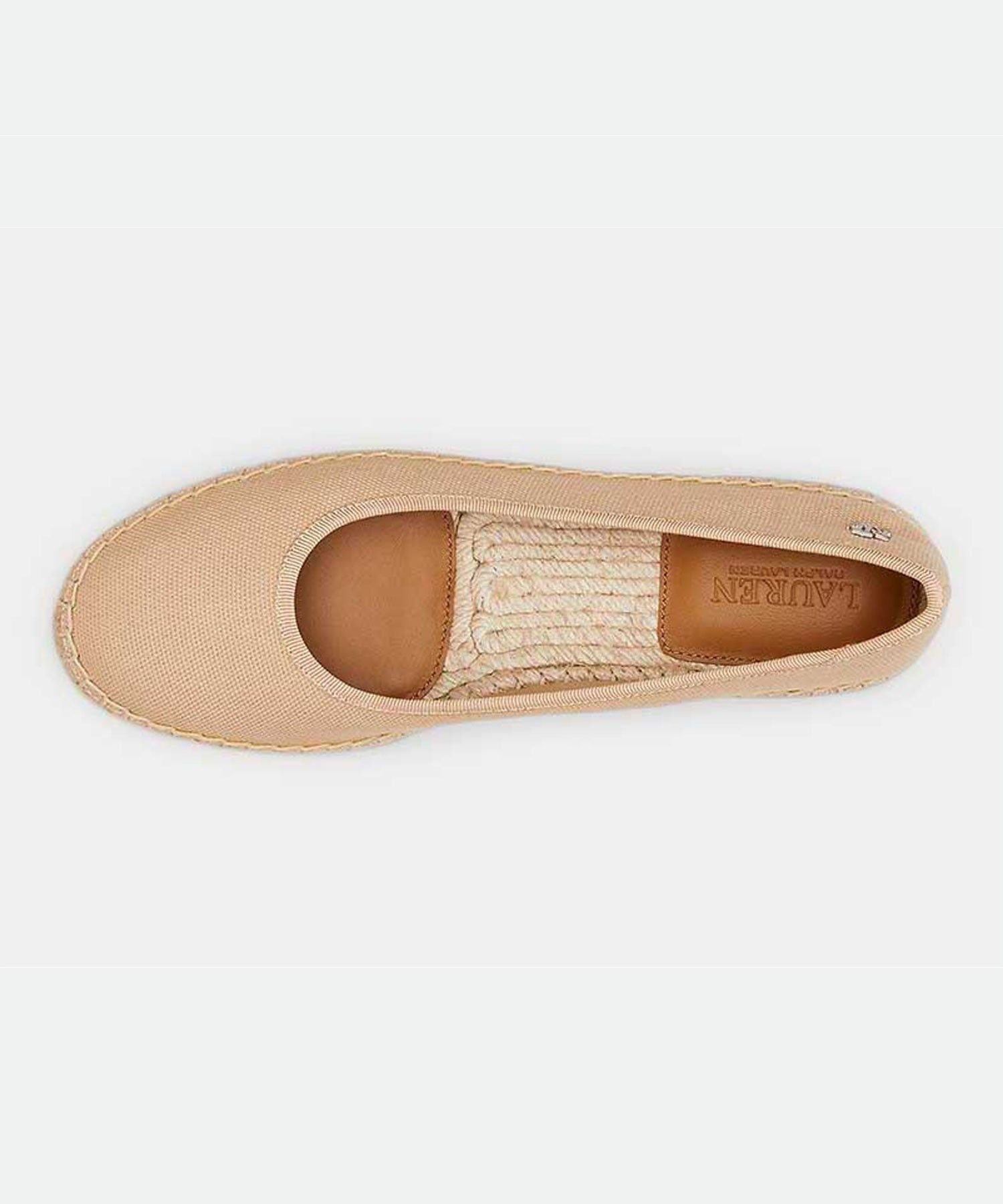【SALE／30%OFF】LAUREN RALPH LAUREN ローレン ラルフローレン R03H Luize キャンバス バレエ エスパドリーユ ベージュ リーガル フットコミュニティー シューズ・靴 レースアップ・ドレスシューズ ベージュ【送料無料】