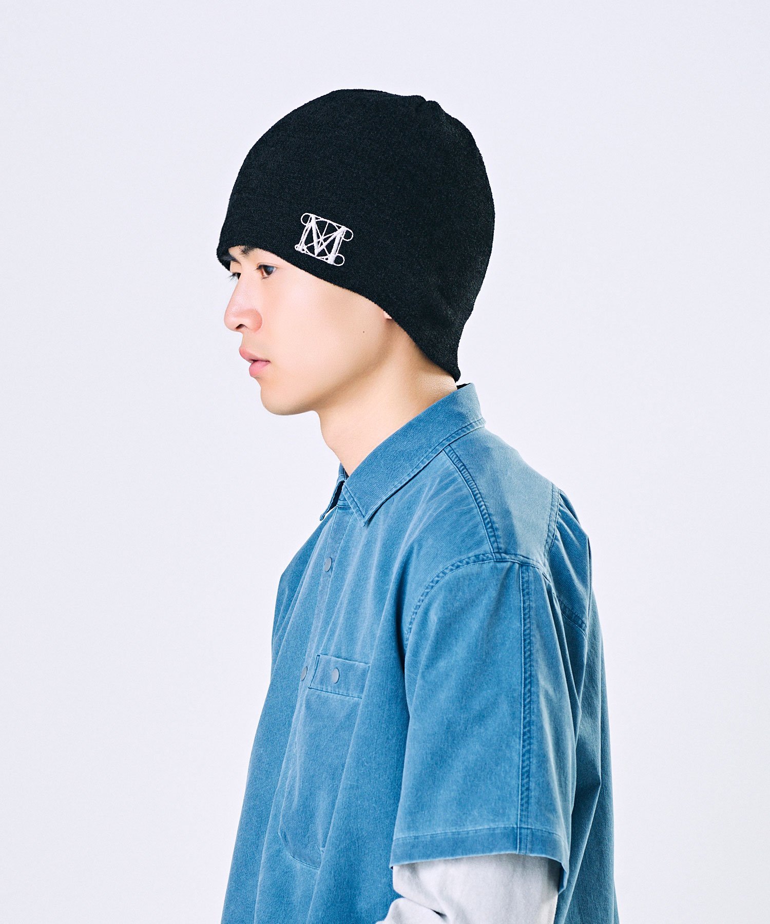 CA4LA THE MET CLASSIC LOGO KNIT CAP カシラ 帽子 ニット帽・ビーニー ブラック【送料無料】