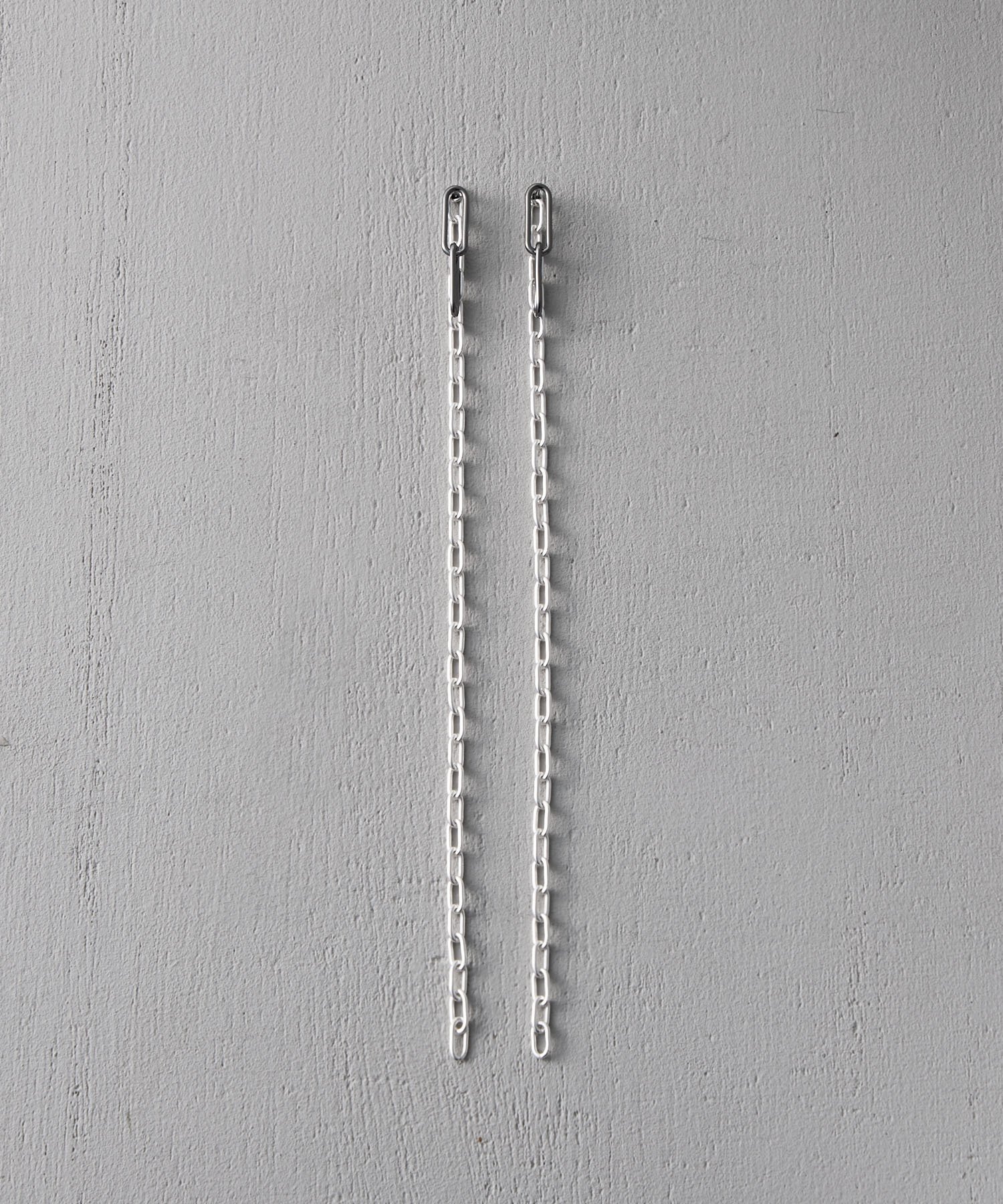 and cloud Cable Chain Long Charm Pierce アンドクラウド アクセサリー・腕時計 ピアス ブラック【送料無料】
