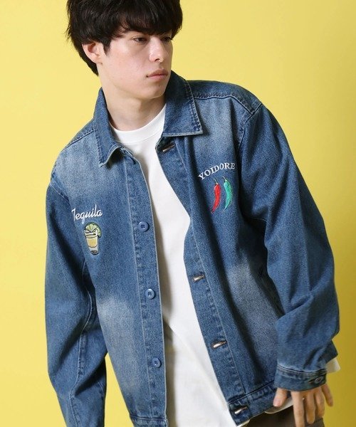 SELECT BRANDS YOIDORE/酔いどれ テキーラ デニム ジャケット(MENS) ジャックローズ ジャケット アウター ブルゾン ジャンパー ブルー【送料無料】