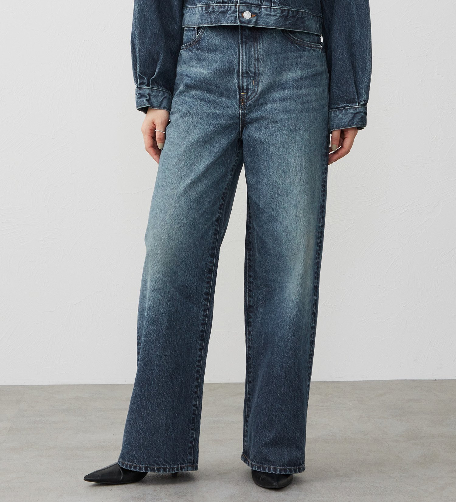 EDWIN EDWIN 503 ワイド デニムパンツ ジーンズ エドウインオンラインモール パンツ ジーンズ・デニムパンツ ブルー【送料無料】